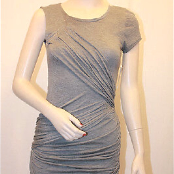 BCBGMaxAzaria gray dress - Picture 2 of 7